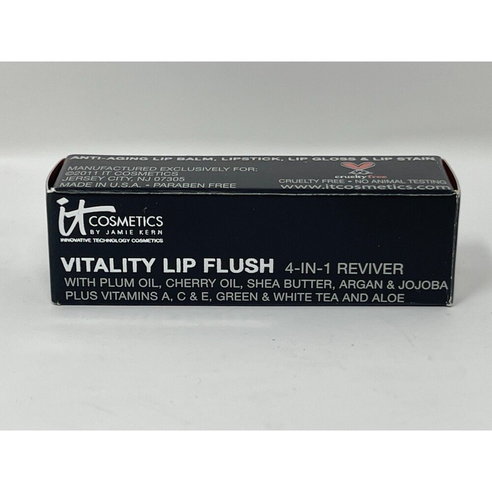 IT Cosmetics Vitality Lip Flush Je Ne Sais Quoi 4 in 1 Reviver Balm 0.11 oz New